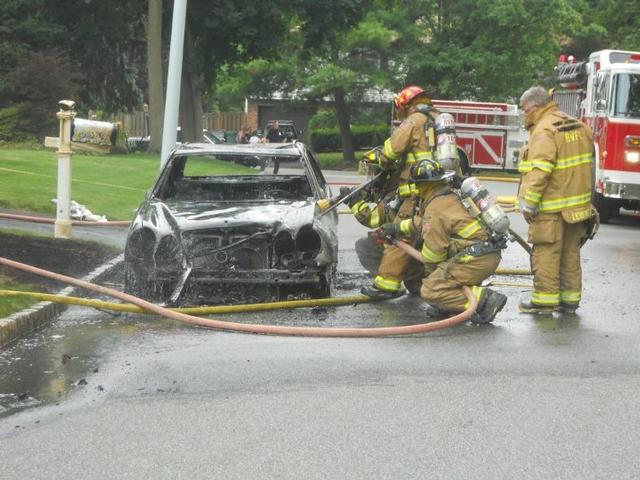 Working Car fire on Shorn Drive